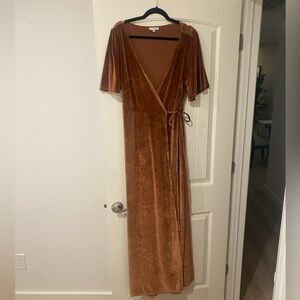 Baltic Born Velvet wrap dress